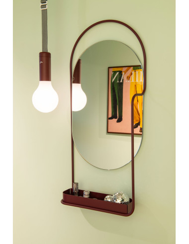 Wall mirror Itac with shelf INDOOR | FERMOB - 17