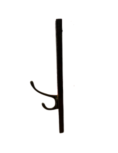 Decoration - wooden carved panel with hook | import India - 1 2