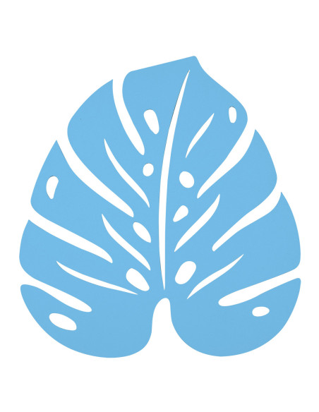 trivet Monstera 24x22 Fermob maya blue