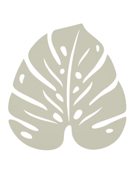 trivet Monstera 24x22 Fermob clay grey