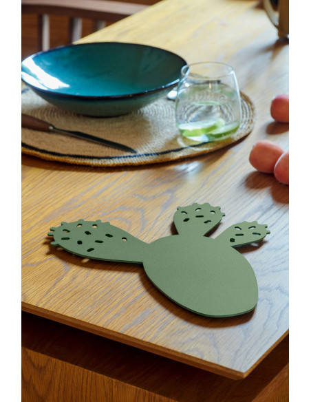 Kovový podtácek Cactus 25,5x24 | FERMOB b
