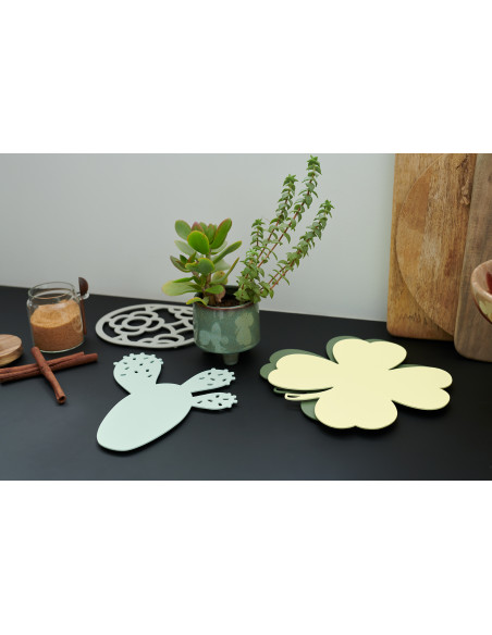 Kovový podtácek Cactus 25,5x24 | FERMOB e