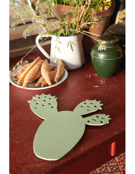 Kovový podtácek Cactus 25,5x24 | FERMOB h