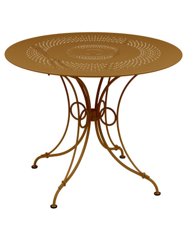 1900 zahradní jídelní stůl Ø96 | FERMOB gingerbread