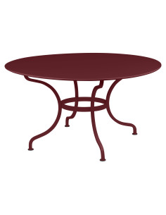Zahradní jídelní stůl Romane Ø137 | FERMOB black cherry