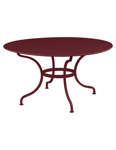 Zahradní jídelní stůl Romane Ø137 | FERMOB black cherry