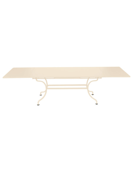 Zahradní jídelní stůl Romane 200/300x100, rozkládací | FERMOB latté beige