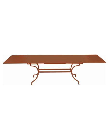 Zahradní jídelní stůl Romane 200/300x100, rozkládací | FERMOB candied orange