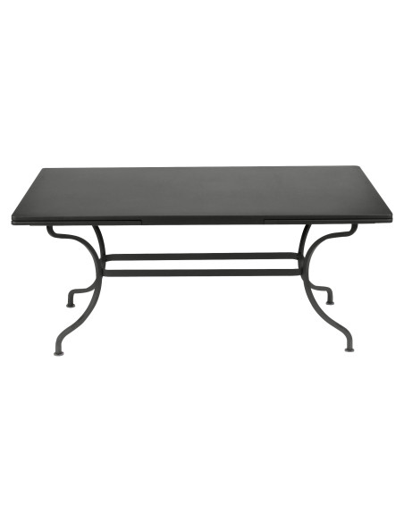 Zahradní jídelní stůl Romane 200/300x100, rozkládací | FERMOB liquorice a