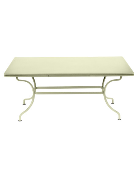 Zahradní jídelní stůl Romane 200/300x100, rozkládací | FERMOB willow green a