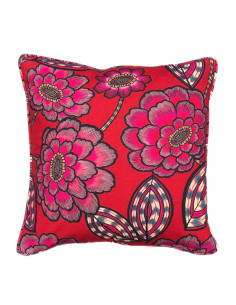 Dekorativní povlak polštáře 45x45 Aline rouge | THEVENON