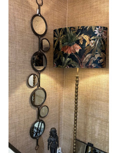 Nástěnné zrcadlo Art Deco - bronzové | CÔTÉ TABLE 2