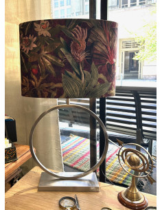 Stolní lampa z kovu v matné stříbrné barvě - bez stínítka | LIGHT & LIVING 2