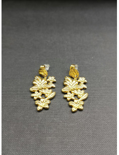 copy of Náušnice s perleťovým květem a ptáčkem | PIOU PIOU - 1