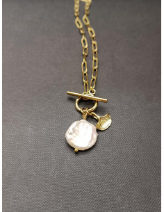 copy of Náušnice s perleťovým květem a ptáčkem | PIOU PIOU - 1 2