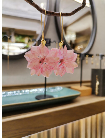 copy of Náušnice s perleťovým květem a ptáčkem | PIOU PIOU - 2