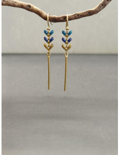 Náušnice větvička s lístky | PIOU PIOU 2