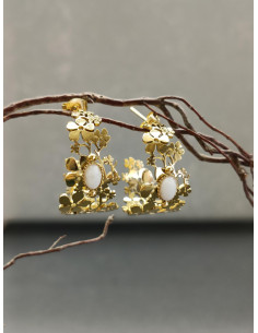 Náušnice kroužky s perletí | PIOU PIOU 2