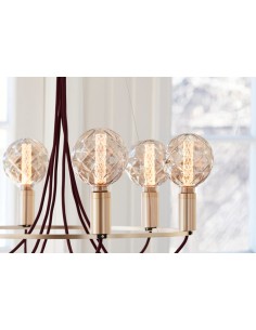 LED bulb Rhombus gold | NUD COLLECTION - 1 2