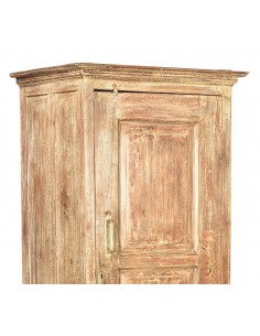 Wooden cabinet in natural shade with patina - 1 2