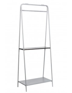 Kovový věšák s poličkou | dovoz Indie-1
