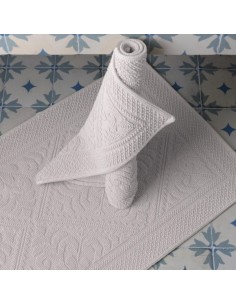 Bathroom mat Enzo 54x64 Neige | VIVARAISE - 1 2