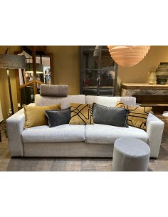 Rozkládací pohovka Sur-Mesure - světle šedá, š. 226cm, potah kat. 2. | HOME SPIRIT-1