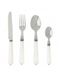 Cutlery set Lucie, white | TABLE OF CONTENTS - 1