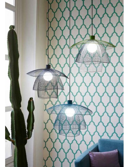 Hanging light Papillon XS white | FORESTIER - 3