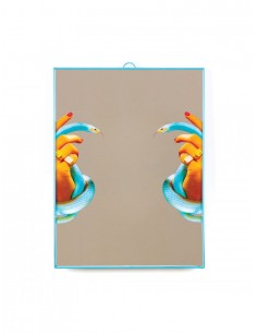 Table mirror Hands with Snakes, 30x40 | SELETTI - 1