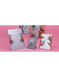 Stolní zrcadlo Hands with Snakes, 30x40 | SELETTI-1 2