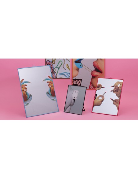 Stolní zrcadlo Hands with Snakes, 30x40 | SELETTI-2